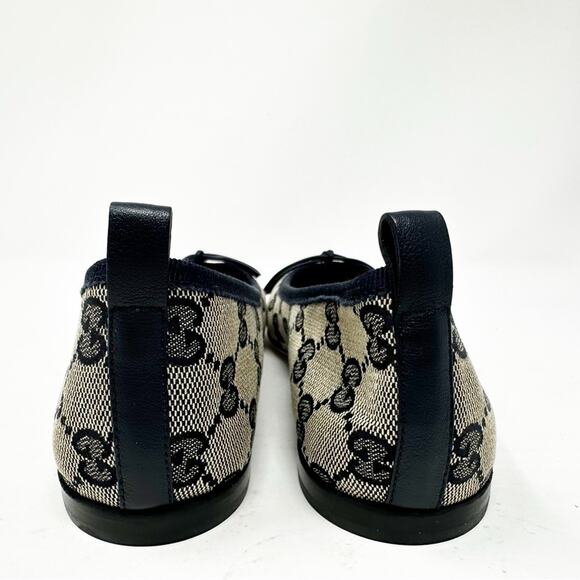 Gucci GG Canvas Ballet Flats EU 37.5 - Picture 10 of 13